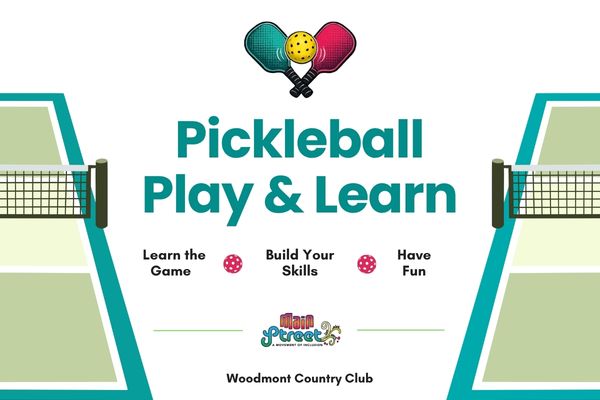 Pickleball Play and Learn. Learn the game.Build your skills. Have fun. Woodmont Country Club